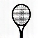 Tennis racket icon